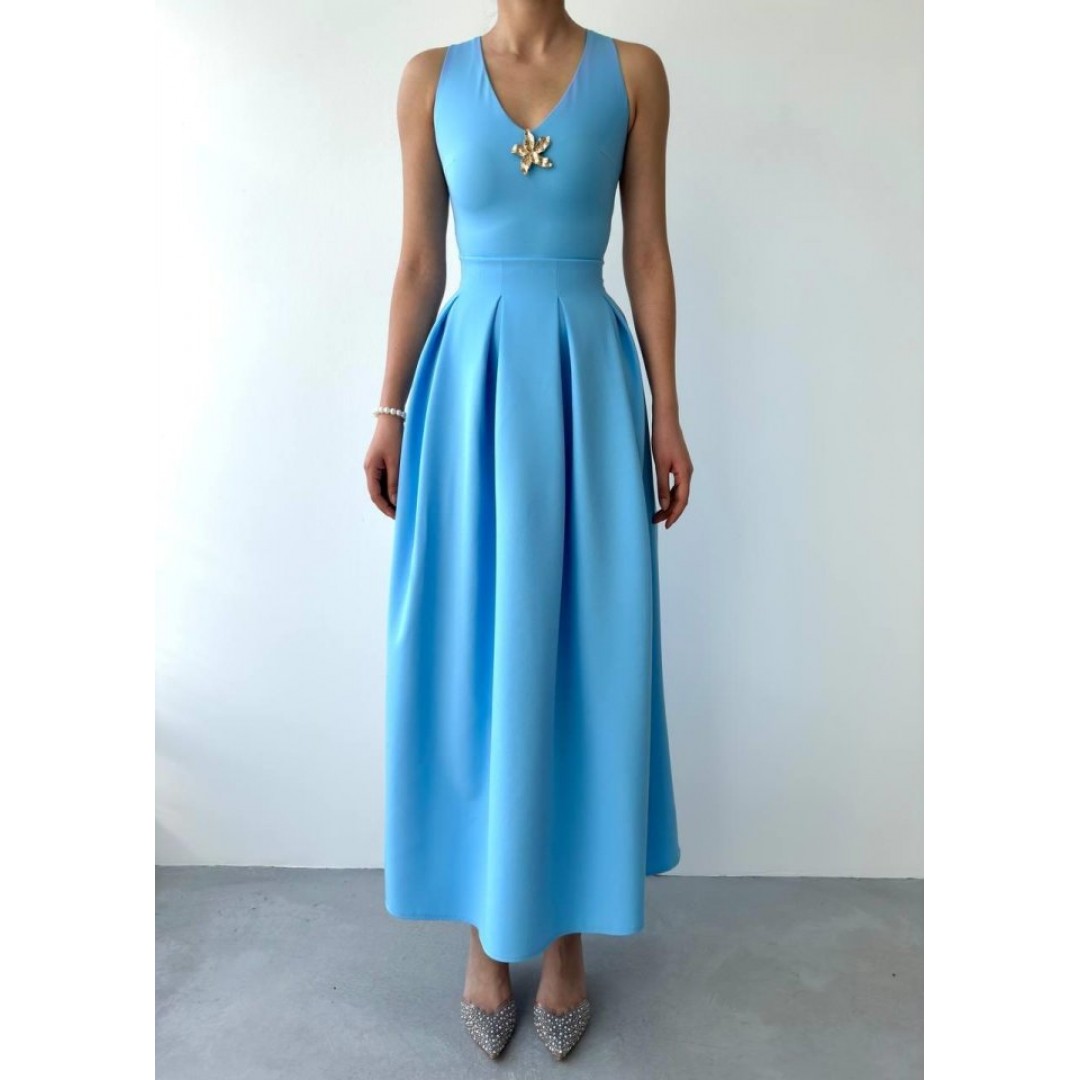 Late Yıldız Detaylı Elbise - 152382