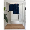 Kolsuz Yelekli Mini Etekli Denim Takım 10164 - 159266 Kolsuz Yelekli Mini Etekli Denim Takım 10164 - 159266