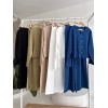 Önü İnce Kordon Detaylı Ve Double Paça Pantolonlu Takım 10180 159420 Önü İnce Kordon Detaylı Ve Double Paça Pantolonlu Takım 10180 159420