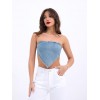 6222 KOT CROP-MAVİ 142781