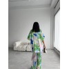 YEŞİL BÜYÜK ÇİÇEK DESEN SATEN GÖMLEK-PANTOLON TAKIM - Yeşil 152064 YEŞİL BÜYÜK ÇİÇEK DESEN SATEN GÖMLEK-PANTOLON TAKIM - Yeşil 152064