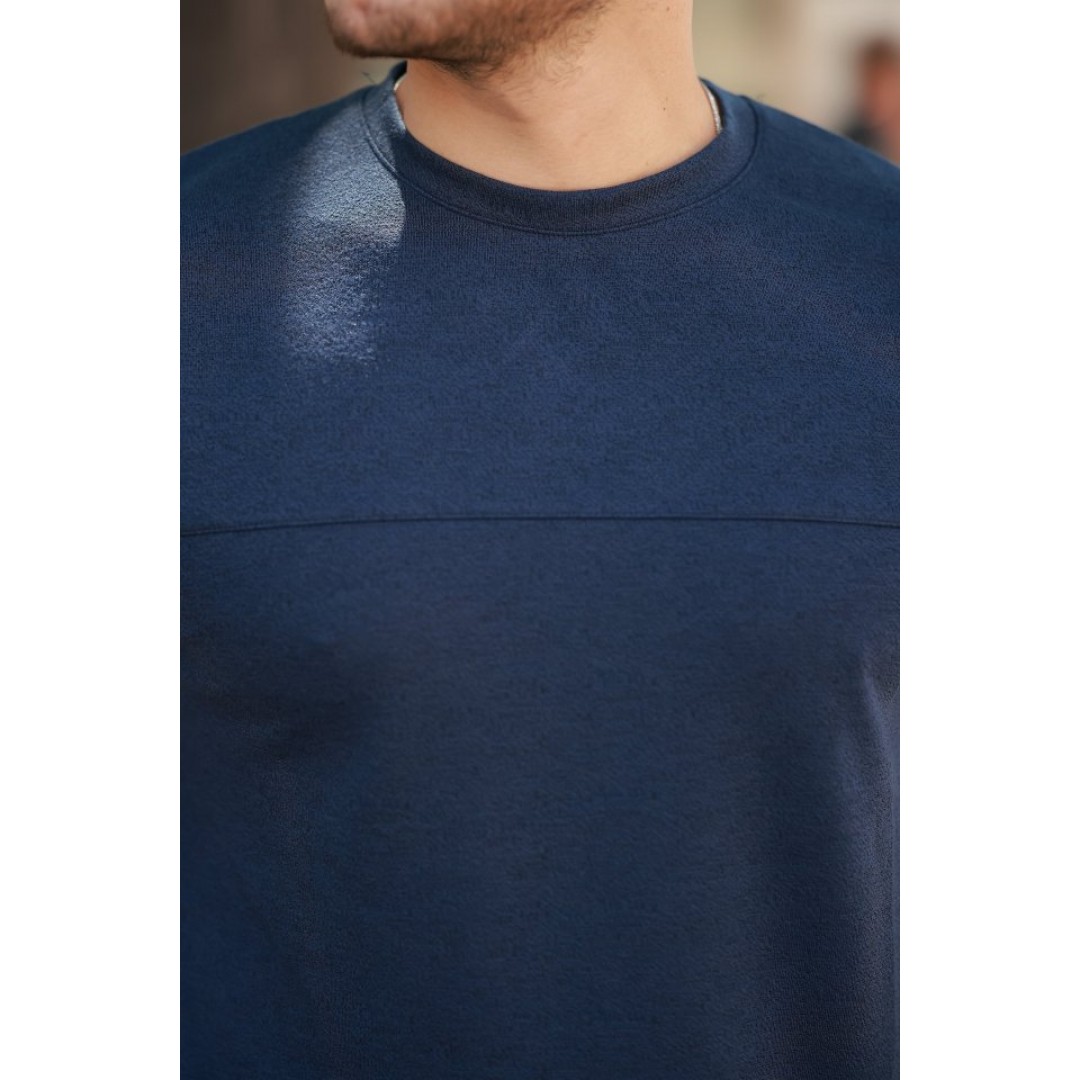 Erkek Oversize Bisiklet Yaka Kısa Kollu T-shirt - 160100 Erkek Oversize Bisiklet Yaka Kısa Kollu T-shirt - 160100