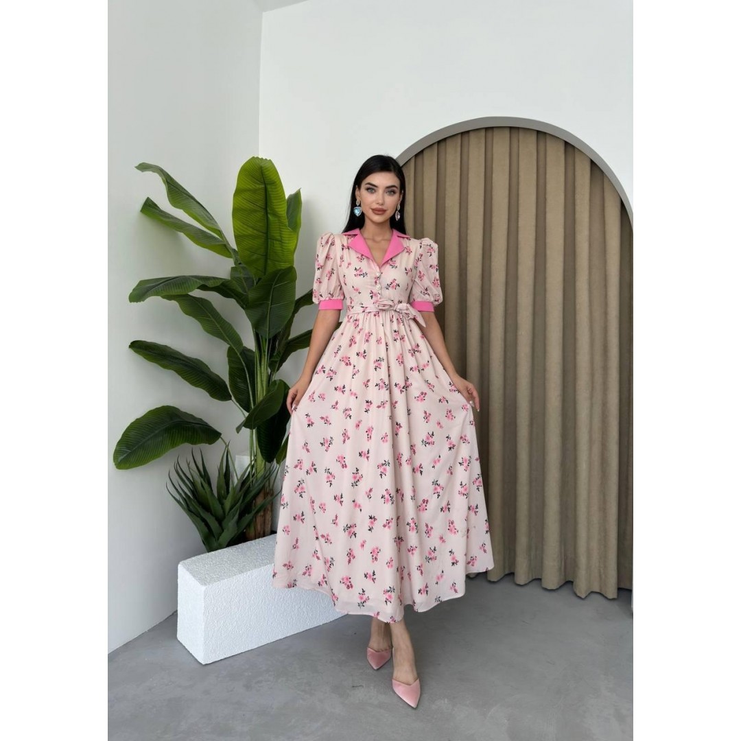 Vesoul Yakalı Midi Boy Elbise 147069