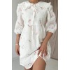 Pembe Bebe Yakalı Brode Elbise - 149403 Pembe Bebe Yakalı Brode Elbise - 149403