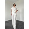 Beyaz T-Shirt Ve Pantolon Takım 150826 Beyaz T-Shirt Ve Pantolon Takım 150826