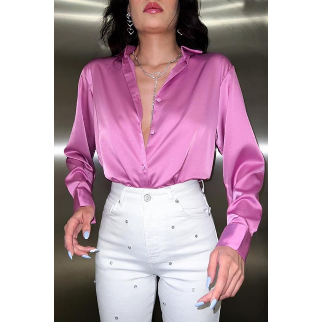 Pembe Saten Gömlek 149454 Pembe Saten Gömlek 149454