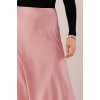 Çan Kesim Midi Pembe Saten Etek 147349 Çan Kesim Midi Pembe Saten Etek 147349