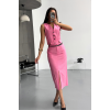 YELEK-ÖNDEN YIRTMAÇLI ETEK TK ŞANTUK KETEN - Pembe 158655 YELEK-ÖNDEN YIRTMAÇLI ETEK TK ŞANTUK KETEN - Pembe 158655