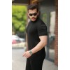 Erkek Desen Dokulu Kısa Kollu Tişört 162649