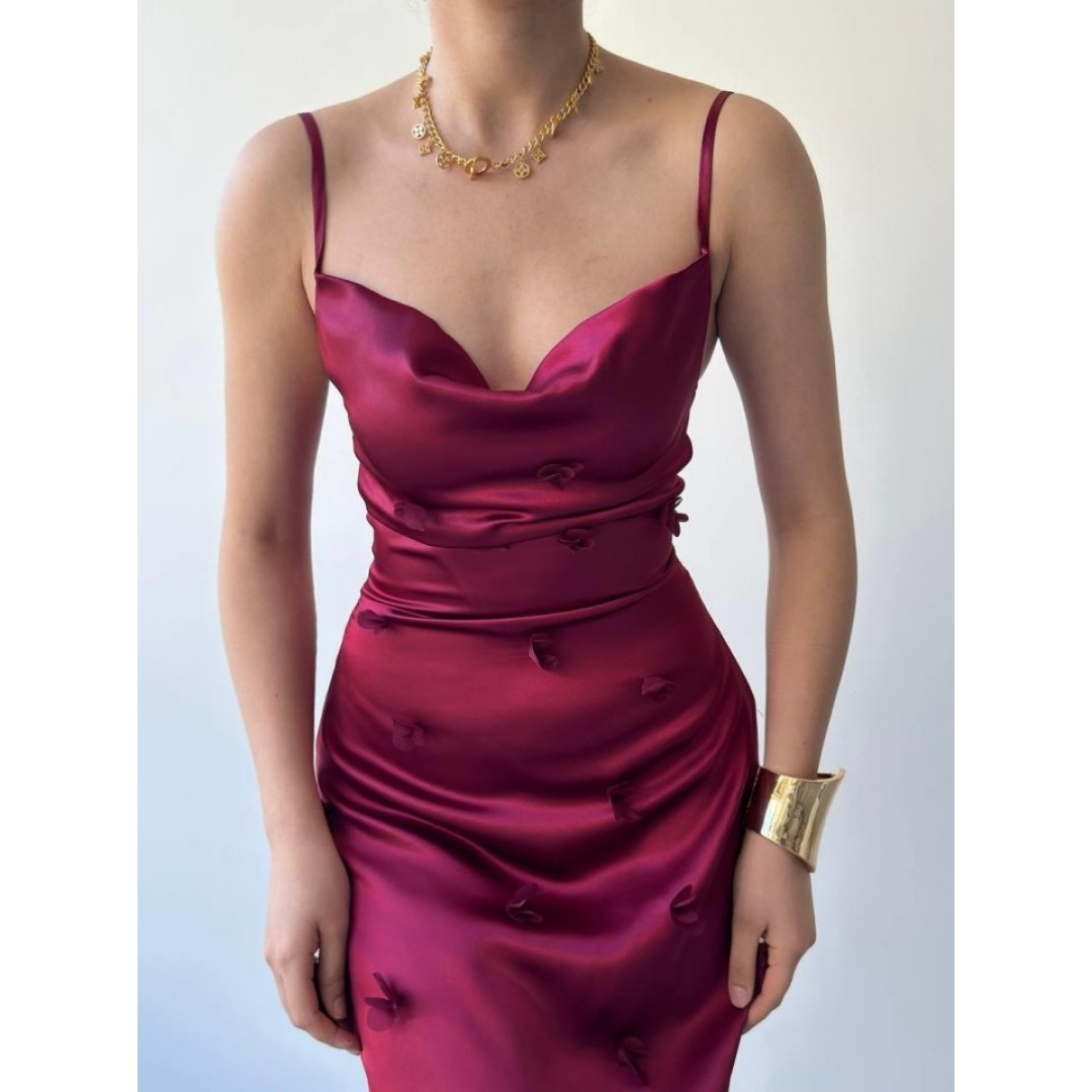 Dora Çiçek Detaylı Elbise - 161365 Dora Çiçek Detaylı Elbise - 161365