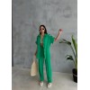 OMUZ MİDYE SIRALI BLUZ - PAÇA PENSLİ PANTOLON TAKIM - Yeşil 152487 OMUZ MİDYE SIRALI BLUZ - PAÇA PENSLİ PANTOLON TAKIM - Yeşil 152487