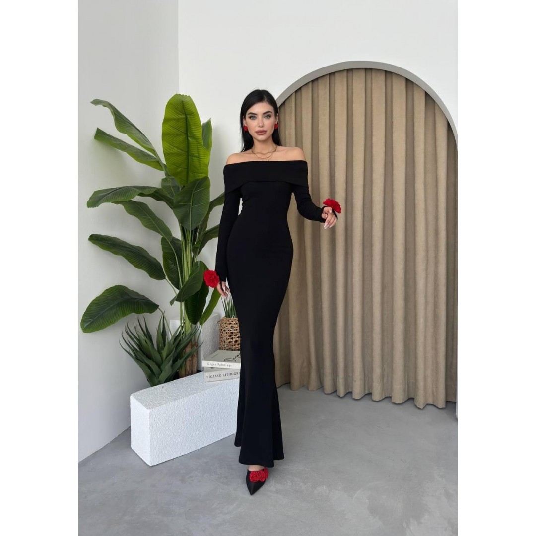 Livora Gül Detay Elbise - 147068 Livora Gül Detay Elbise - 147068