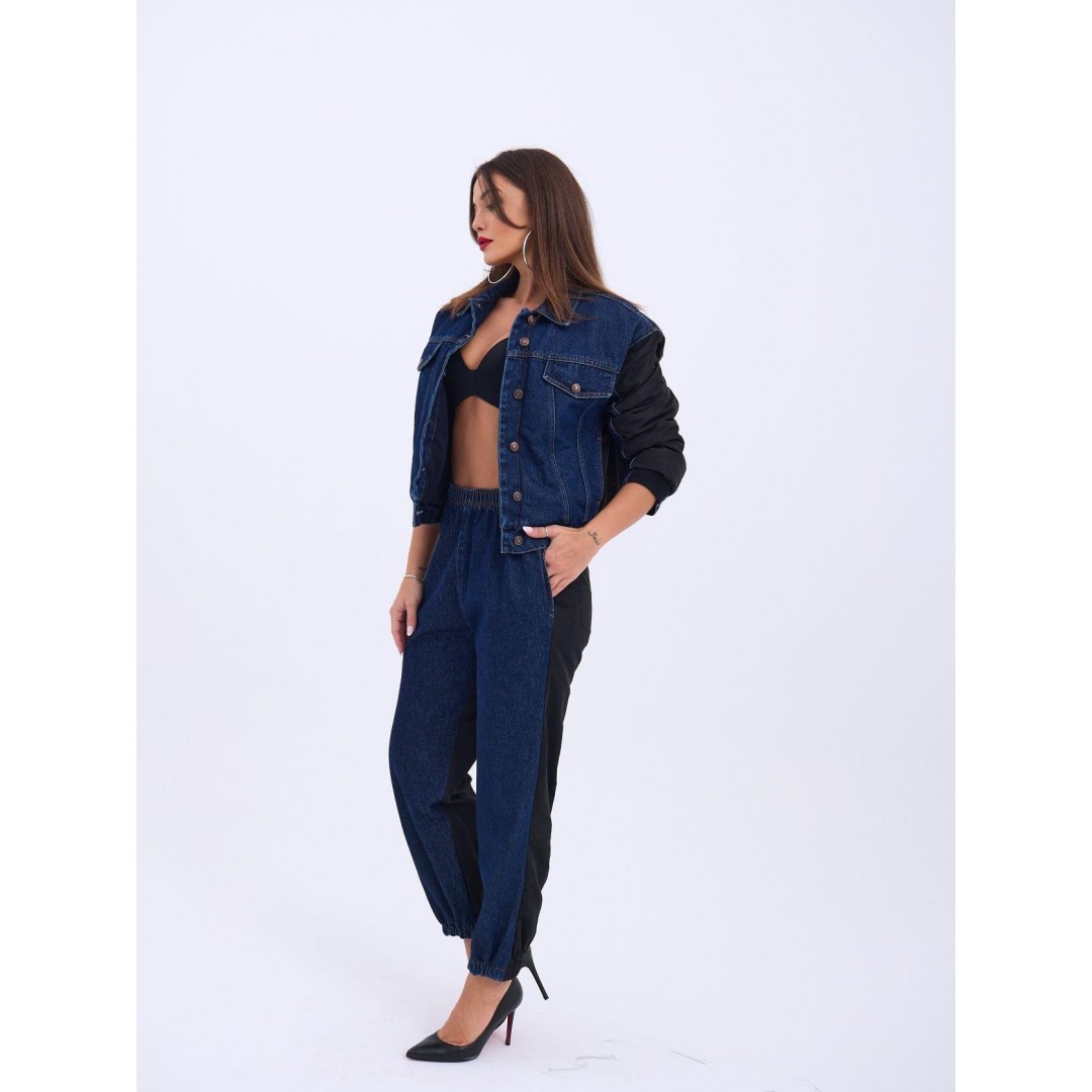 6627 KOT PANTOLON-MAVİ 143087