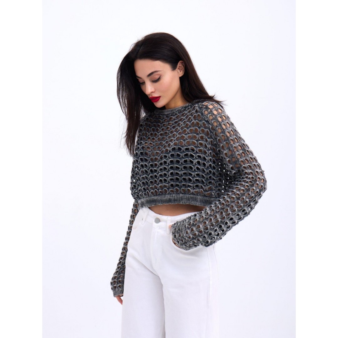 3958 TRİKO FİLE BOLERO-ANTRASİT 143679 3958 TRİKO FİLE BOLERO-ANTRASİT 143679