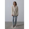 Oversize Blazer Ceket - Natür 157477 Oversize Blazer Ceket - Natür 157477