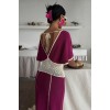 Dantel Desenli V Yaka Triko Elbise 2844 - 159095 Dantel Desenli V Yaka Triko Elbise 2844 - 159095