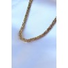 316L Çelik Gold Renk Kral Zincir Model Erkek Kolye 57528 316L Çelik Gold Renk Kral Zincir Model Erkek Kolye 57528
