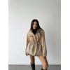 CHANEL -TRENCH  GARNİLİ KAPİŞONLU BELDEN BÜZGÜLÜ MONT - Bej 151872