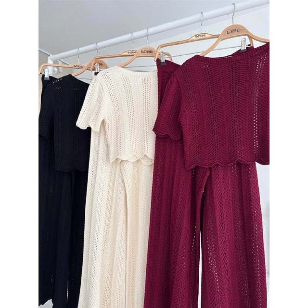 Triko Bluz Pantolon İkili Takım 10084-025 159442
