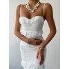Lere Ip Askılı Elbise - 160136 Lere Ip Askılı Elbise - 160136