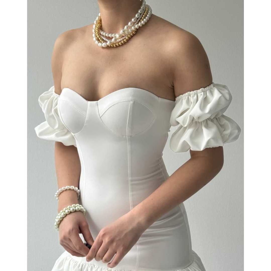 Peyda Straplez Elbise 159047 Peyda Straplez Elbise 159047
