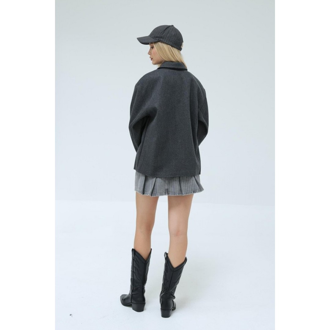 Kaşe Biker - Antrasit 151404 Kaşe Biker - Antrasit 151404