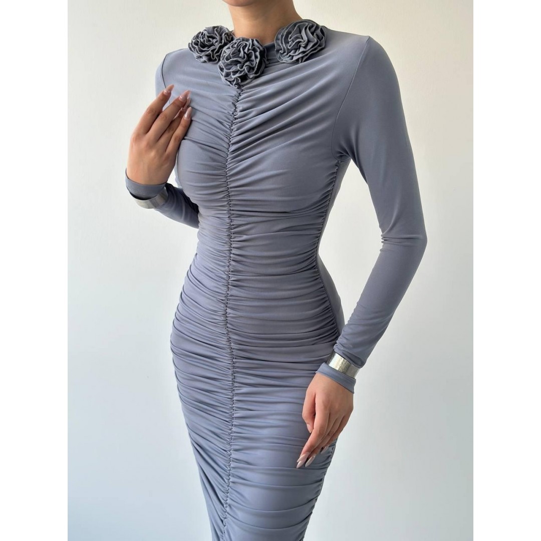 Carlis Gül Yaka Elbise - 147067 Carlis Gül Yaka Elbise - 147067