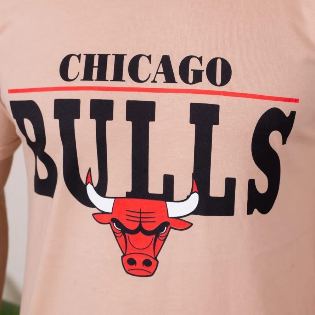 Erkek Kısa Kollu Chicago Bulls Baskılı Tişört 91616 Erkek Kısa Kollu Chicago Bulls Baskılı Tişört 91616