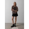 Fiyonk Detaylı Leopar Bluz - Leopar 159649