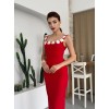 Mıng Çiçek Detaylı Elbise - 160495