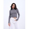 42491 TRİKO SAÇ ÖRGÜ CROP KAZAK-GRİ 143997 42491 TRİKO SAÇ ÖRGÜ CROP KAZAK-GRİ 143997