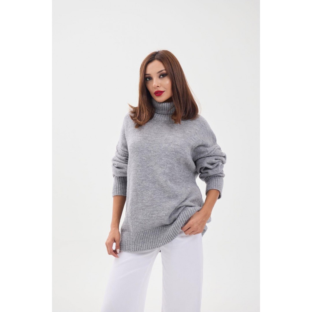 43151 TRİKO BALIKÇI SALAŞ KAZAK-GRİ 143876 43151 TRİKO BALIKÇI SALAŞ KAZAK-GRİ 143876