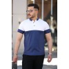 Erkek Yakalı çift Renk Kısa Kollu T-shirt 161253 Erkek Yakalı çift Renk Kısa Kollu T-shirt 161253