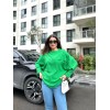 Kadın Yarasa Kol Aerobin Kumaş Bluz - 96622 Kadın Yarasa Kol Aerobin Kumaş Bluz - 96622