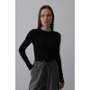 Uzun Kol Crop Top - Siyah 154055 Uzun Kol Crop Top - Siyah 154055