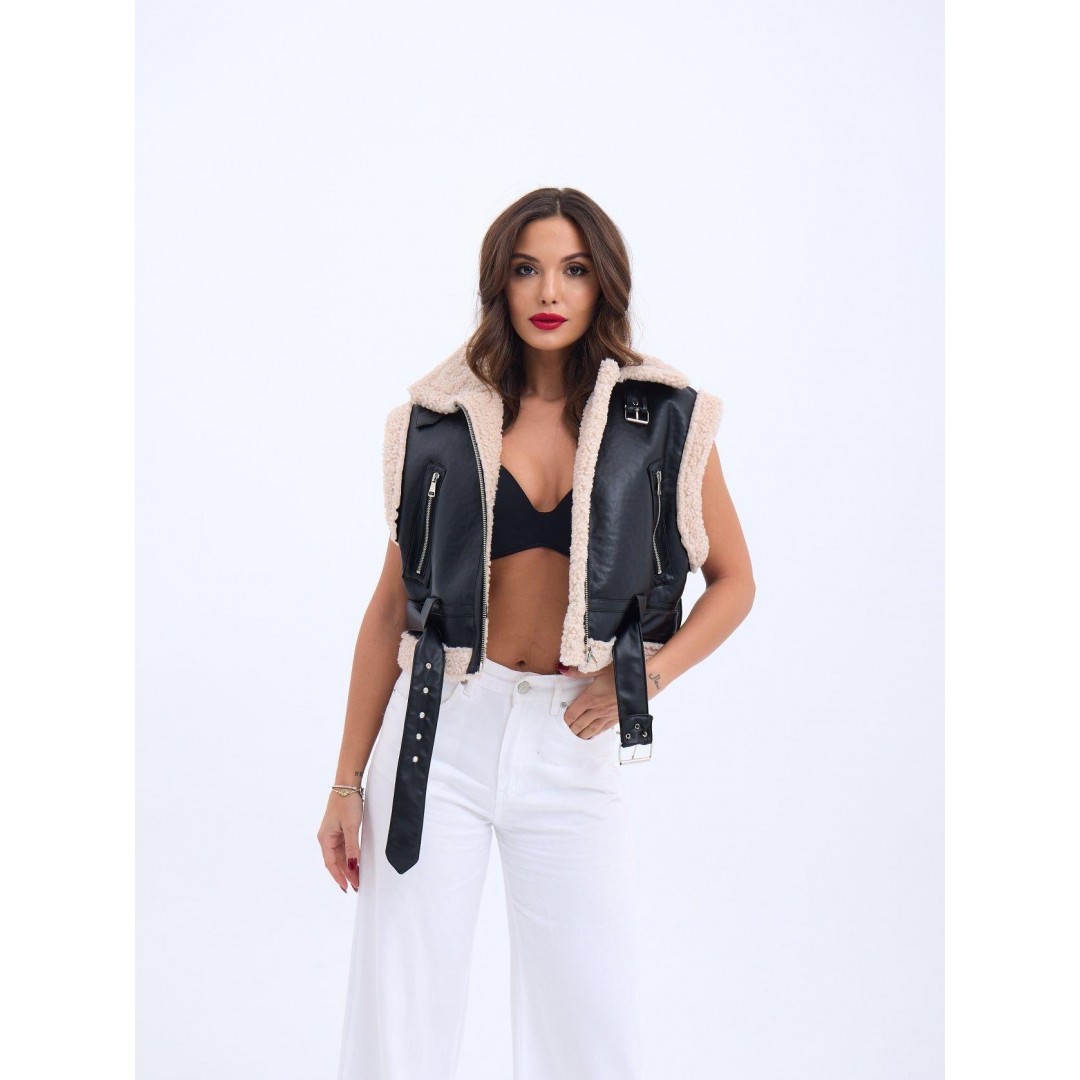 7218 YELEK-SİYAH