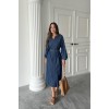 Mavi Tencel Uzun Kollu Elbise - 161532 Mavi Tencel Uzun Kollu Elbise - 161532