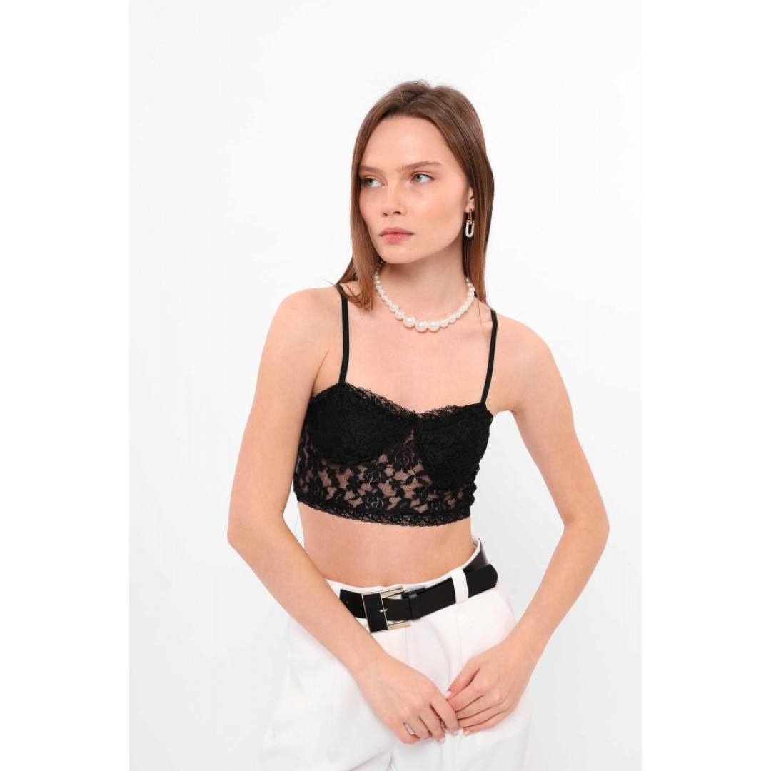 Dantelli Bralet Siyah - 151295 Dantelli Bralet Siyah - 151295