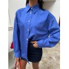 Klasik Oversize Poplin Gömlek 3421 158447