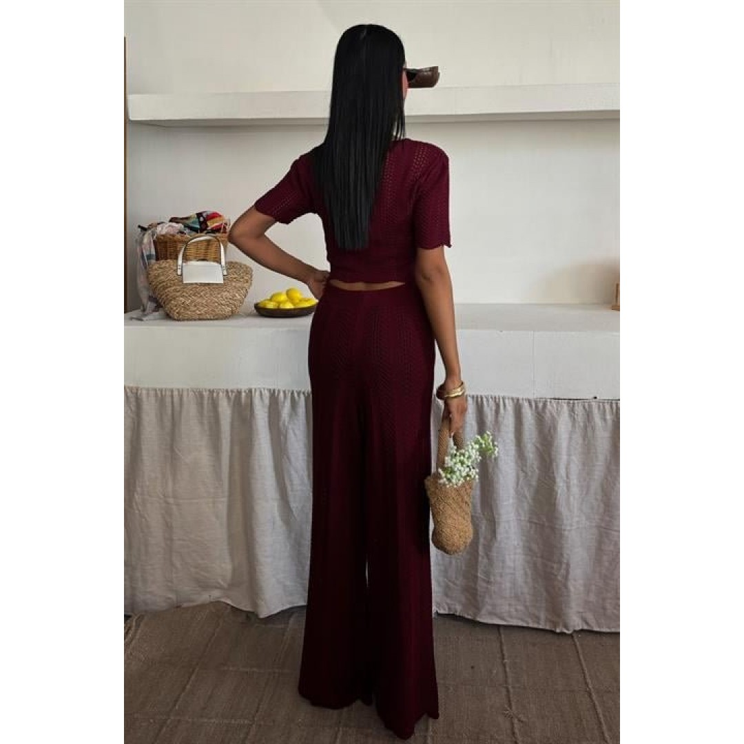Triko Bluz Pantolon İkili Takım 10084-025 - 159441 Triko Bluz Pantolon İkili Takım 10084-025 - 159441