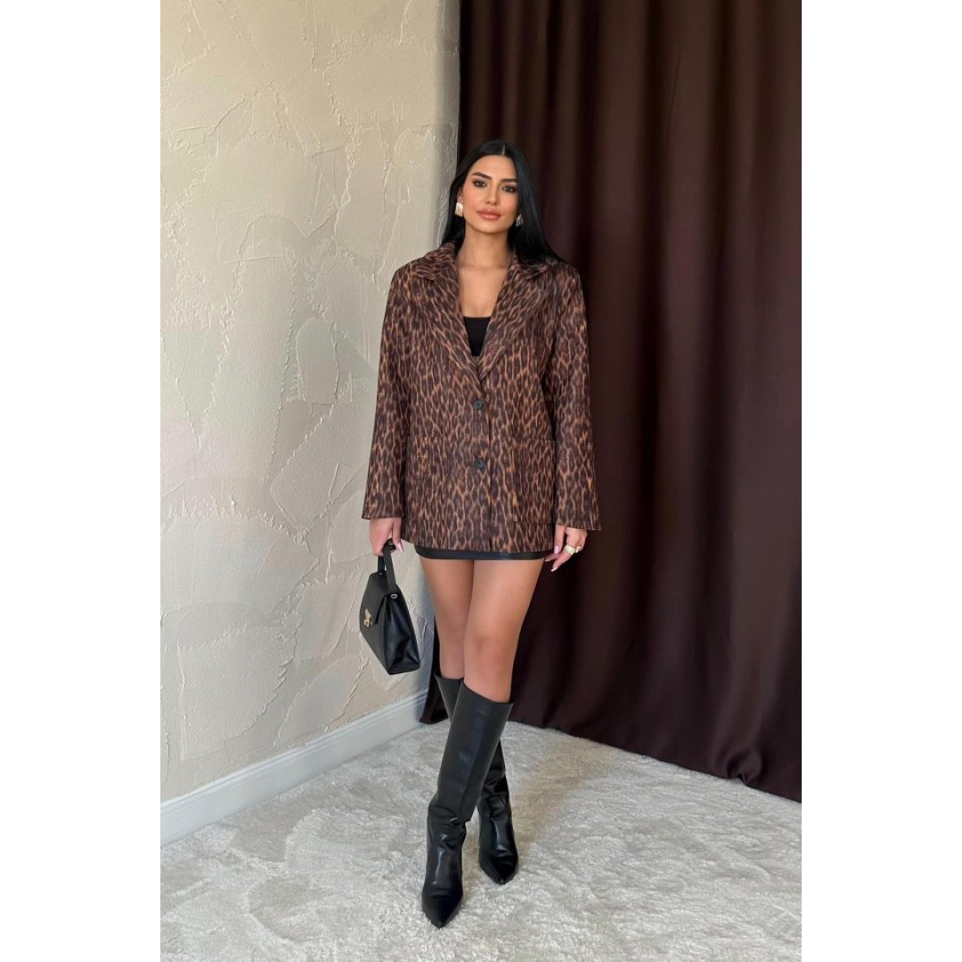 Leopar Leopar Ceket 154194 Leopar Leopar Ceket 154194