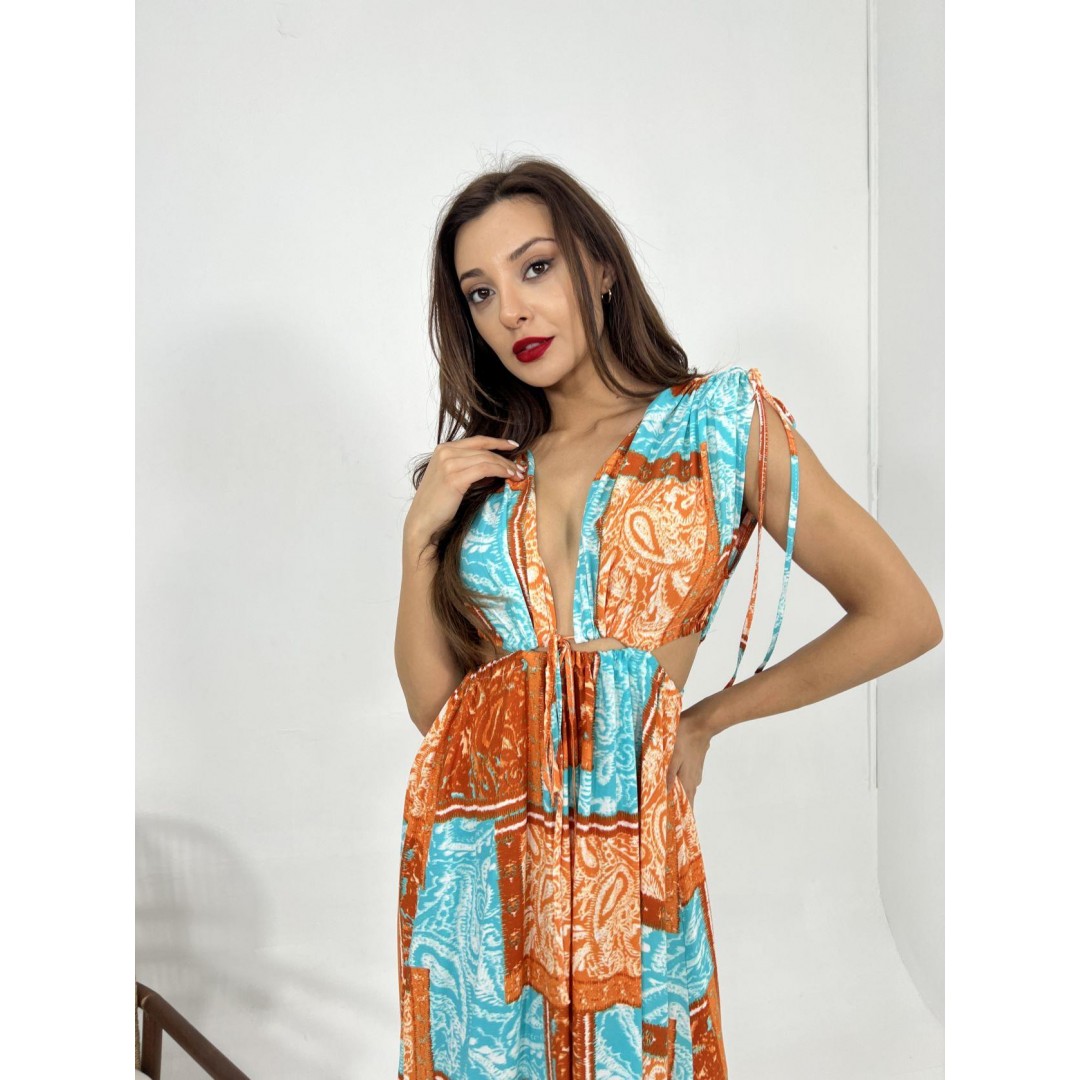 6592 ELBİSE-TURUNCU 143315