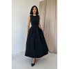 Siyah Halter Yaka Kloş Elbise 153493 Siyah Halter Yaka Kloş Elbise 153493
