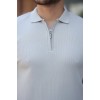 Erkek Fermuarlı Yakalı Kısa Kollu Tshirt 161495 Erkek Fermuarlı Yakalı Kısa Kollu Tshirt 161495