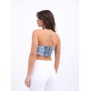 6817 KOT CROP-MAVİ 143326