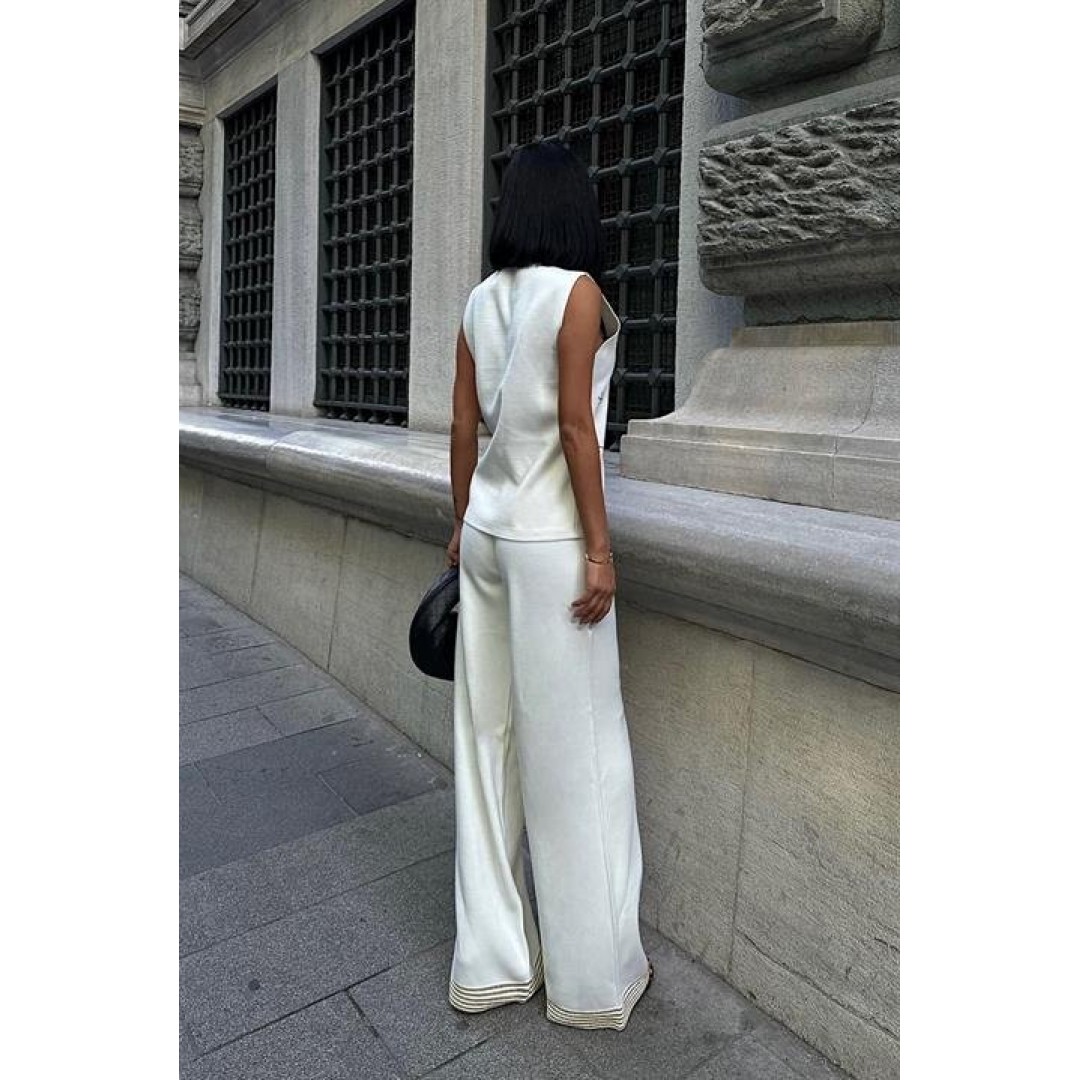 Paulo Gold Düğmeli Yelek Pantolon Takım 9976 157044 Paulo Gold Düğmeli Yelek Pantolon Takım 9976 157044