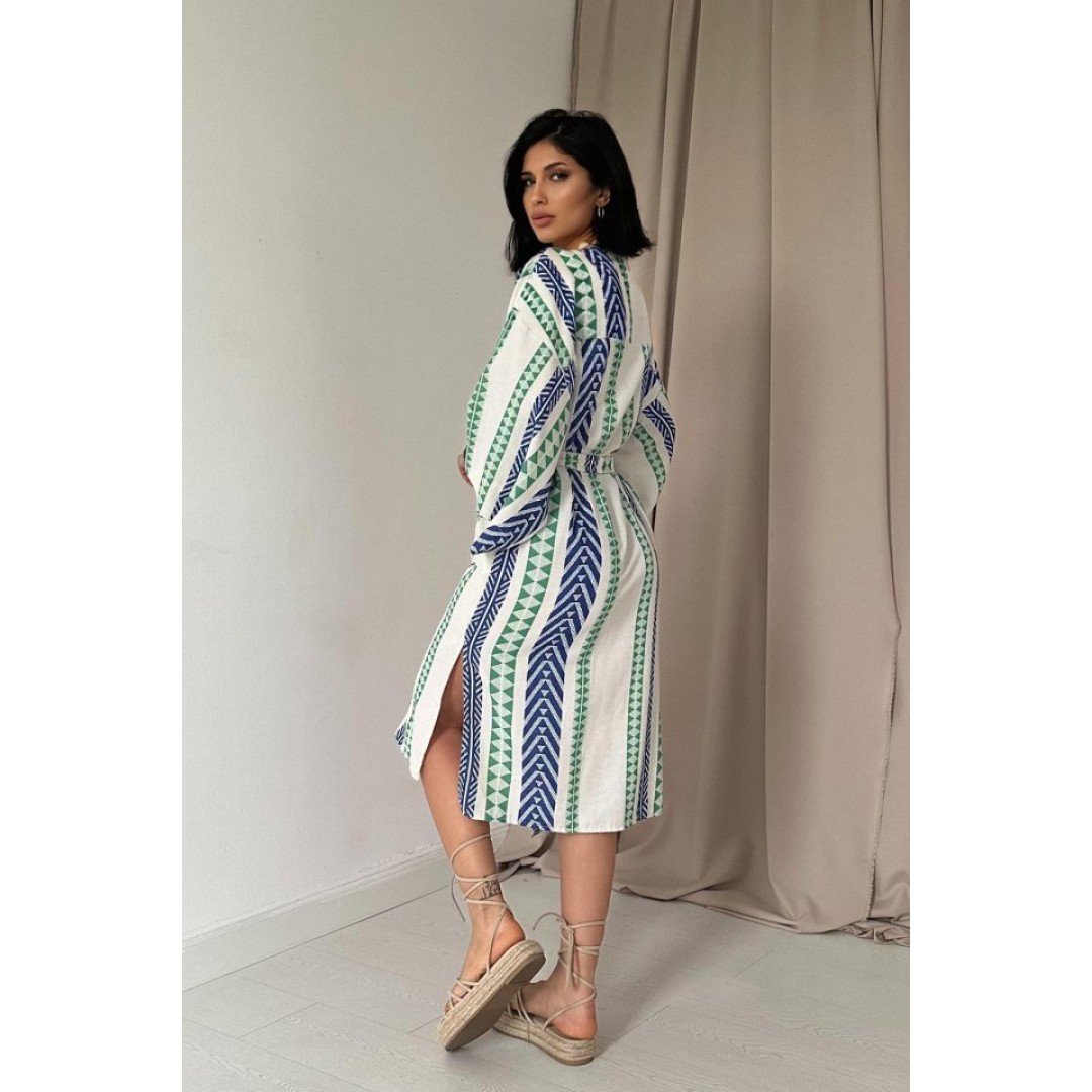 Mavi Desenli Kimono - 151024 Mavi Desenli Kimono - 151024