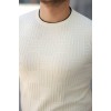 Erkek Jakarlı Ribanalı Kısa Kollu T-shirt - 159915 Erkek Jakarlı Ribanalı Kısa Kollu T-shirt - 159915