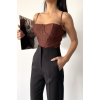 PANTOLON PENSLİ ATLAS KUMAŞ - Siyah 153438 PANTOLON PENSLİ ATLAS KUMAŞ - Siyah 153438