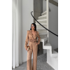JAKARLI BLUZU TASARIM DETAYLI CEKET-PANTOLON-BLUZ 3 LÜ TAKIM - Bej 153788 JAKARLI BLUZU TASARIM DETAYLI CEKET-PANTOLON-BLUZ 3 LÜ TAKIM - Bej 153788
